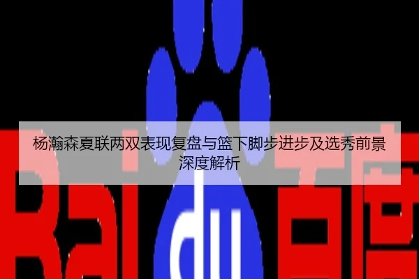 杨瀚森夏联两双表现复盘与篮下脚步进步及选秀前景深度解析